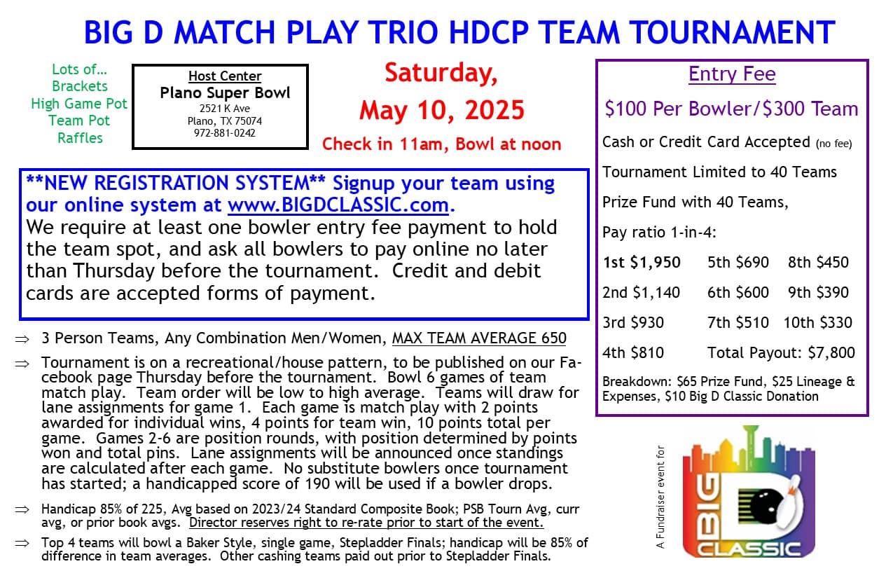 Flyer with event information